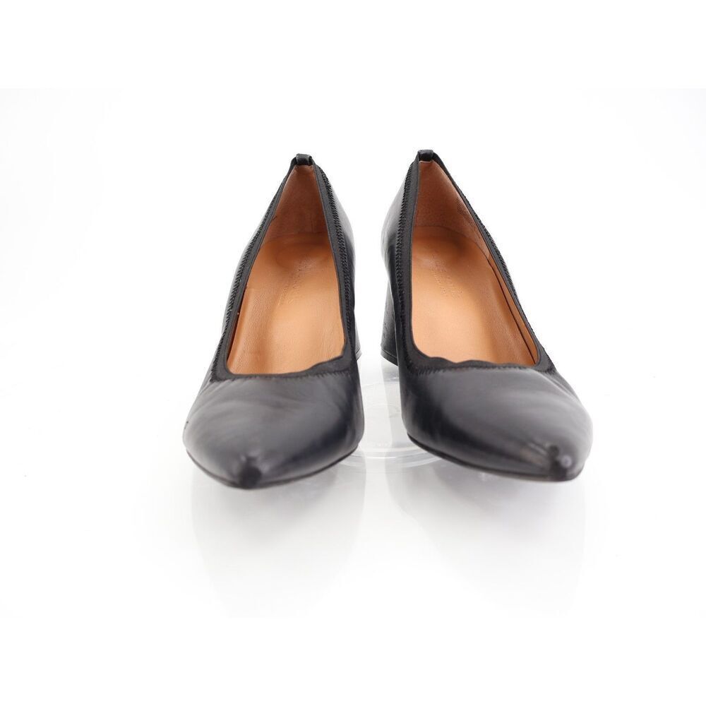 Gentle Souls Dionne Pump Womens 9.5 Black Leather Pointed Toe Block Heel - Picture 4 of 14